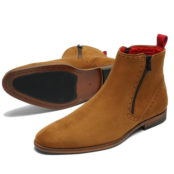 camel chelsea boots womens